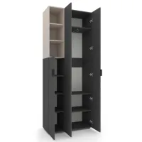 Dulap Nex Home A003L 90 x 42 x 230 / PAL / Antracite photo 2