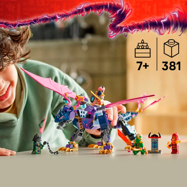 Constructor LEGO Rontu the Master Dragon Clasic/ Red photo 3