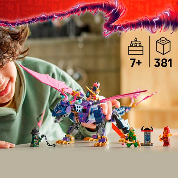 Constructor LEGO Rontu the Master Dragon Clasic/ Red photo 3