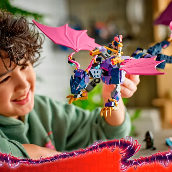 Constructor LEGO Rontu the Master Dragon Clasic/ Red photo 4