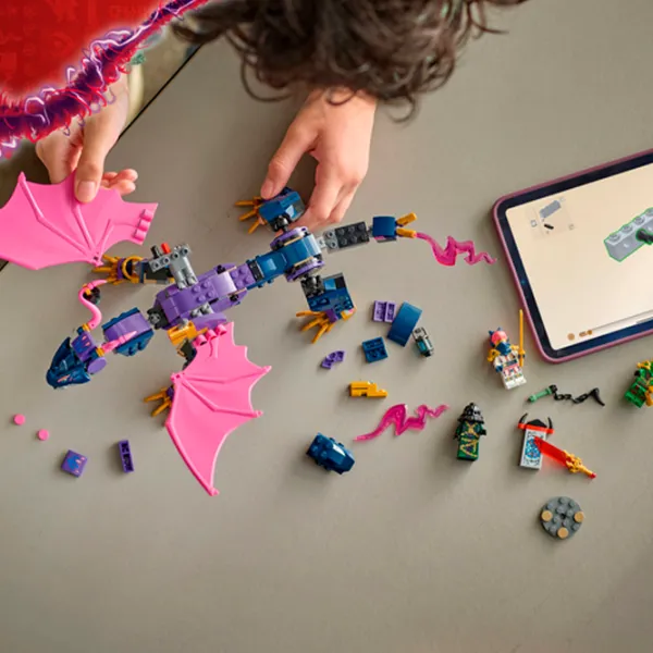 Constructor LEGO Rontu the Master Dragon Clasic/ Red photo 5