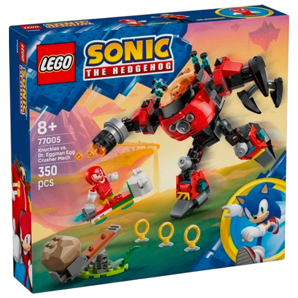 Constructor LEGO Knuckles vs. Dr. Eggman Egg Crusher Mech Clasic/ Blue photo 1
