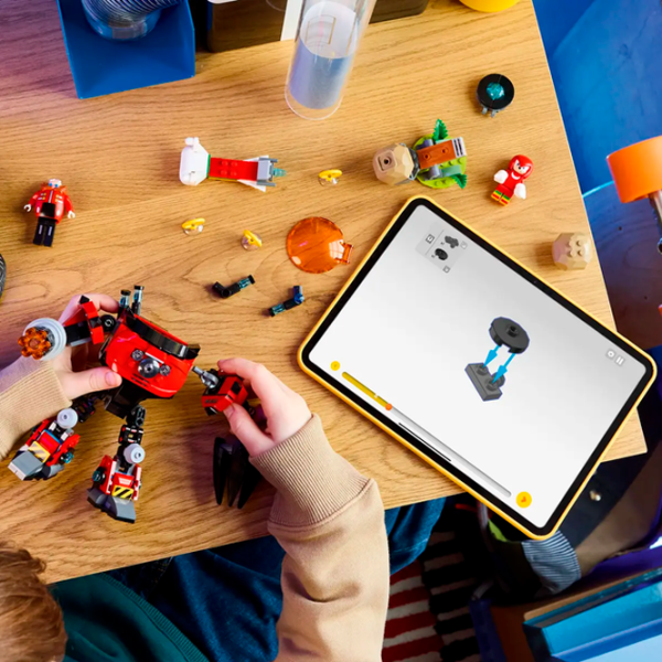 Constructor LEGO Knuckles vs. Dr. Eggman Egg Crusher Mech Clasic/ Blue photo 3