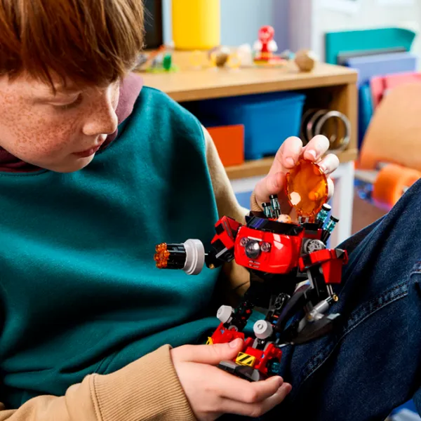 Constructor LEGO Knuckles vs. Dr. Eggman Egg Crusher Mech Clasic/ Blue photo 4