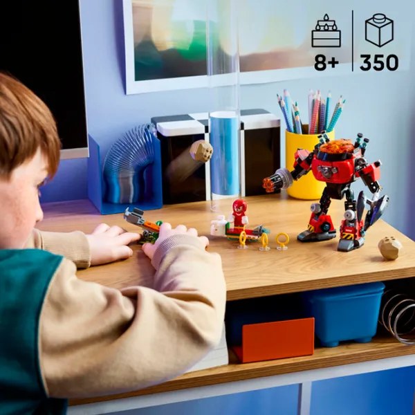 Constructor LEGO Knuckles vs. Dr. Eggman Egg Crusher Mech Clasic/ Blue photo 5