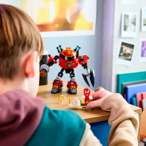 Constructor LEGO Knuckles vs. Dr. Eggman Egg Crusher Mech Clasic/ Blue photo 6