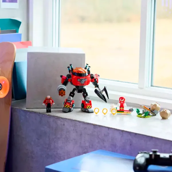 Constructor LEGO Knuckles vs. Dr. Eggman Egg Crusher Mech Clasic/ Blue photo 7