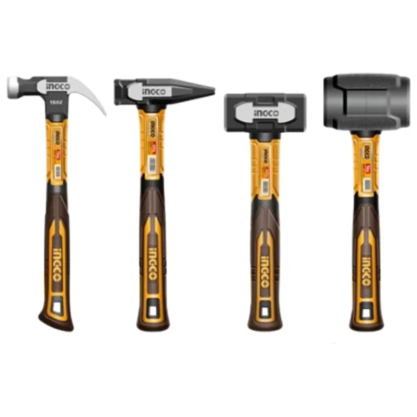 Set ciocane pentru așezarea plăcilor INGCO HCH9004 Oțel / Cauciuc /  photo 1