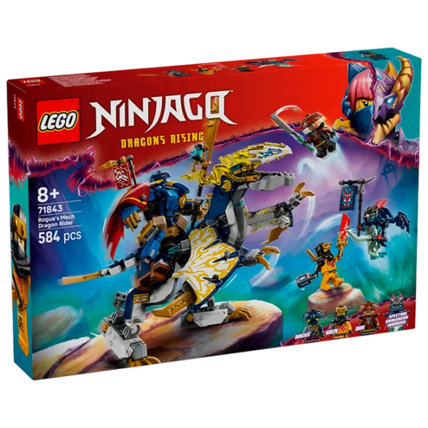 Constructor LEGO Rogue's Mech Dragon Rider Clasic/ Multicolor photo 1