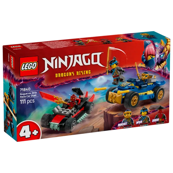 Constructor LEGO Rogue vs. Drix Race Car Duel Clasic/ Multicolor photo 1