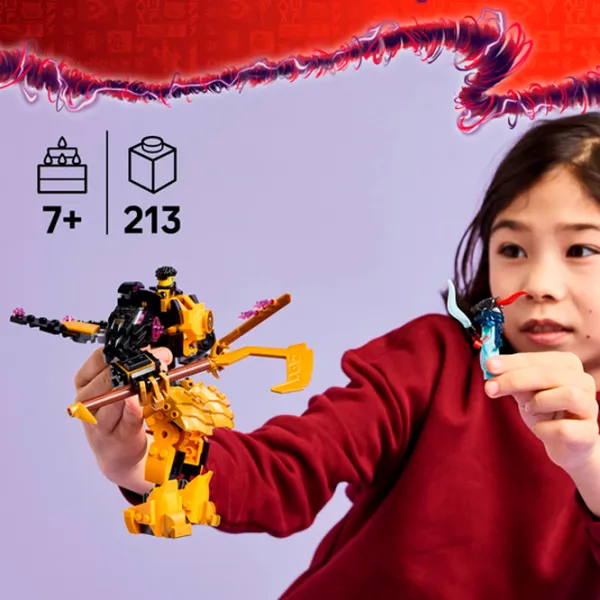 Constructor LEGO Arin's Spinjitzu Battle Mech Robot/ Yellow photo 3