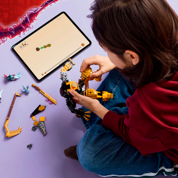 Constructor LEGO Arin's Spinjitzu Battle Mech Robot/ Yellow photo 4