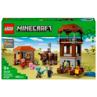 Constructor LEGO The Pillager Outpost & Ravager Clasic/ Brown