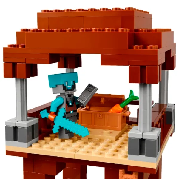 Constructor LEGO The Pillager Outpost & Ravager Clasic/ Brown photo 4