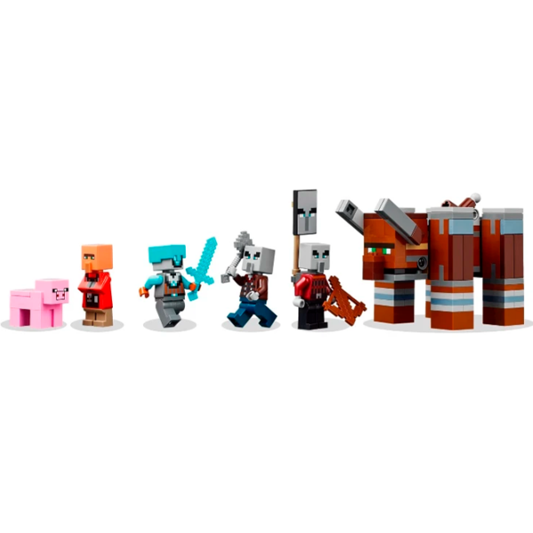 Constructor LEGO The Pillager Outpost & Ravager Clasic/ Brown photo 5