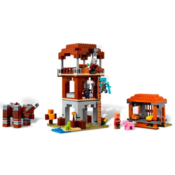 Constructor LEGO The Pillager Outpost & Ravager Clasic/ Brown photo 6