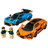 Constructor LEGO Lamborghini Revuelto & Lamborghini Huracán STO Mașină/ Multicolor photo 2