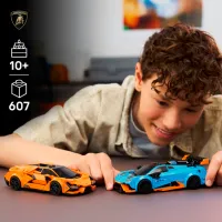 Constructor LEGO Lamborghini Revuelto & Lamborghini Huracán STO Mașină/ Multicolor photo 4