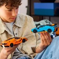 Constructor LEGO Lamborghini Revuelto & Lamborghini Huracán STO Mașină/ Multicolor photo 5