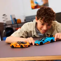 Constructor LEGO Lamborghini Revuelto & Lamborghini Huracán STO Mașină/ Multicolor photo 6