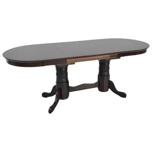 Set masă și scaune Evelin HV-31N + 4 F-789 Ovală / PAL / Chocolate photo 5