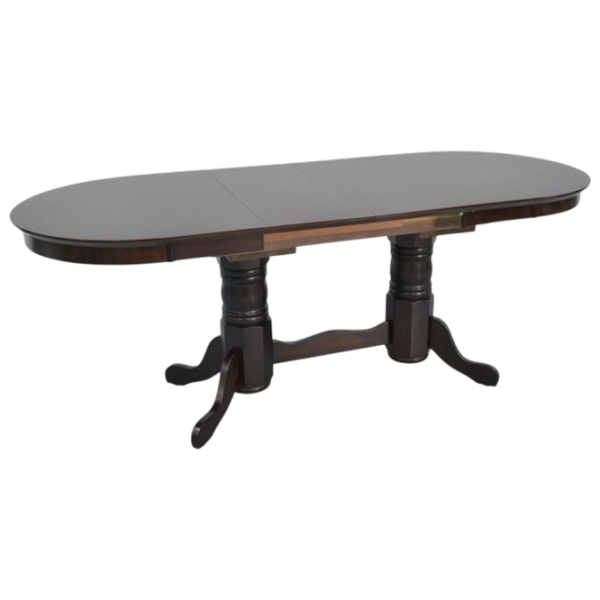 Set masă și scaune Evelin HV-31N + 4 F-789 Ovală / PAL / Chocolate photo 5