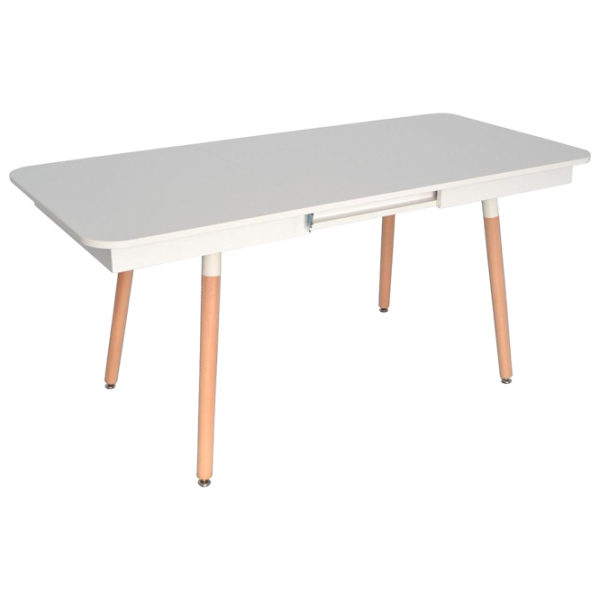 Set masă și scaune Evelin DT 431-1R Wo + 4 XR-154 Dreptunghiulară / PAL / Beige photo 3