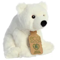 Jucărie moale Aurora Eco Urs polar 200021A 1+ / White photo 2