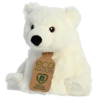 Jucărie moale Aurora Eco Urs polar 200021A 1+ / White photo 3