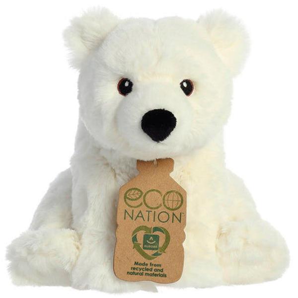 Jucărie moale Aurora Eco Urs polar 200021A 1+ / White photo 6