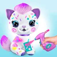 Jucărie moale Canal Toys DIY Airbrush Plush Kitty 272CL 6+ / White photo 4