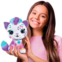 Jucărie moale Canal Toys DIY Airbrush Plush Kitty 272CL 6+ / White photo 6