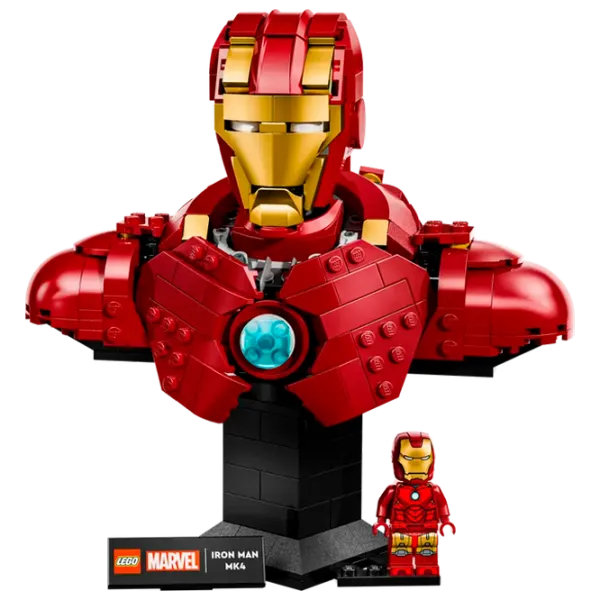 Constructor LEGO Iron Man MK4 Personaj de film/ Red photo 2