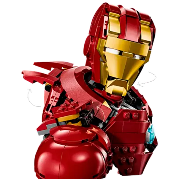 Constructor LEGO Iron Man MK4 Personaj de film/ Red photo 3