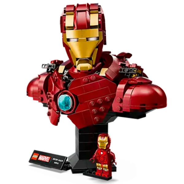 Constructor LEGO Iron Man MK4 Personaj de film/ Red photo 4