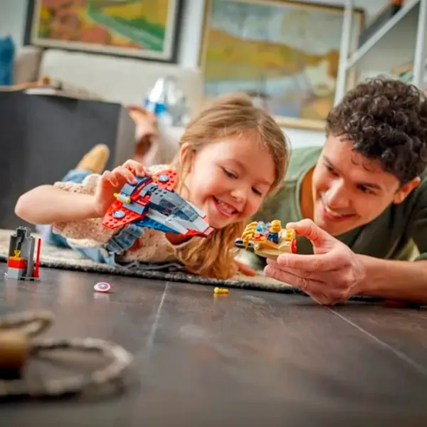 Constructor LEGO Captain America vs. Thanos Clasic/ Blue photo 7