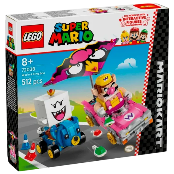 Constructor LEGO Wario & King Boo Clasic/ Pink photo 1