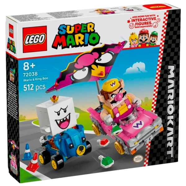 Constructor LEGO Wario & King Boo Clasic/ Pink photo 1