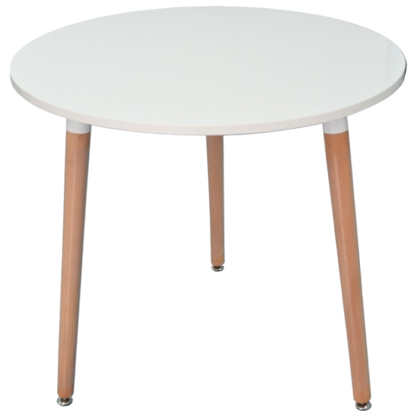 Set masă și scaune Evelin 404-1 + 3 XR-154WO Rotundă / PAL / Beige photo 3