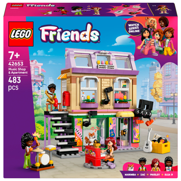 Конструктор LEGO Music Shop & Apartment Классический/ Разноцветный photo 1