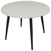 Set masă și scaune Evelin 402-3B + 4 XR-154B Rotundă / PAL / Dark Gray photo 3