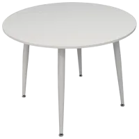 Set masă și scaune Evelin 402-5WH + 4 XR-154 Rotundă / PAL / Light Gray photo 3