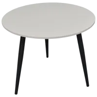 Set masă și scaune Evelin 404-3 + 3 XR-154B Rotundă / PAL / Dark Gray photo 2