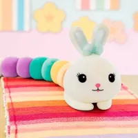 Jucărie moale ChiToys Animals Bunny JRK3159 1+ / White photo 4