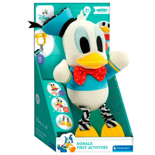 Мягкая игрушка Clementoni Mickey Mouse & Friends Donald Duck 17921 0.6+ / Белый photo 5