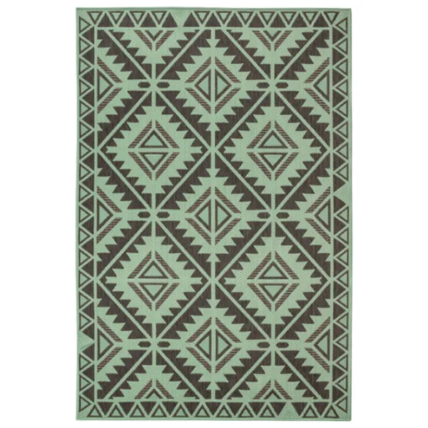 Ковер Covoare Ungheni Flat Green Black / Полипропилен photo 1