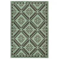 Ковер Covoare Ungheni Flat Green Black / Полипропилен