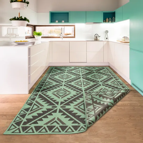 Ковер Covoare Ungheni Flat Green Black / Полипропилен photo 3