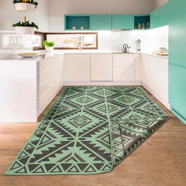 Ковер Covoare Ungheni Flat Green Black / Полипропилен photo 3