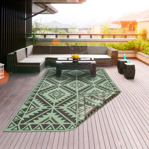 Ковер Covoare Ungheni Flat Green Black / Полипропилен photo 4